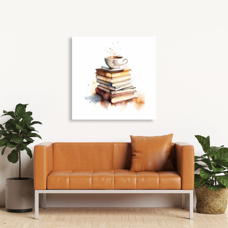 Relaxing Coffee - Toile abstraite pour décoration intérieure