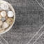 Tapis intérieur/extérieur gris géométrique Aherin-1190352837