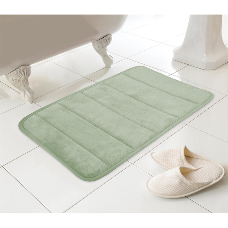 Everyday Rectangle Bath Mat , Green