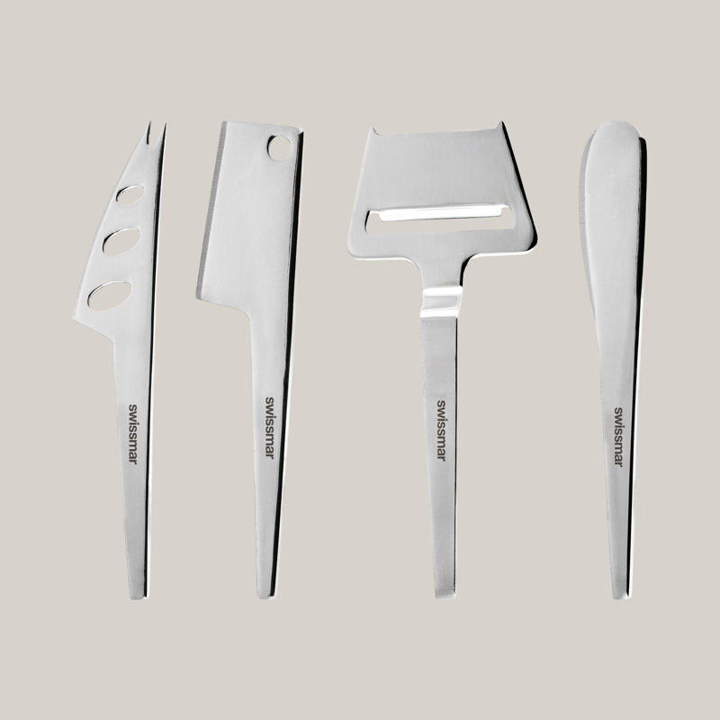 Swissmar Slim-line 4 Piece Cheese Knife Set