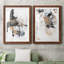 Ruckus I - ensemble de 2 peintures encadrées-463868832-463868839