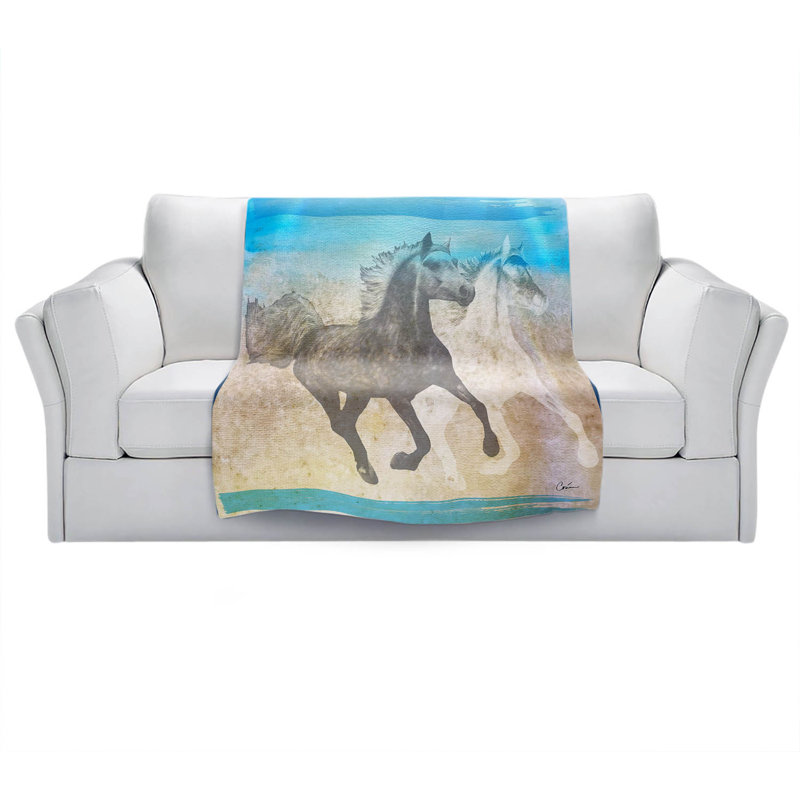 Hand Woven Throw Blanket, 51" x 60"