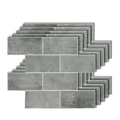 12 in. W x 12 in. L Fireplace Surround Peel and Stick Subway Tile