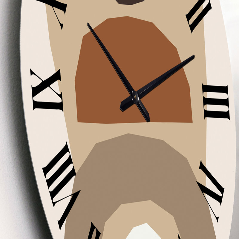 Minimal Elementary Organic and Geometric Compostions XXVI - Horloge murale moderne, Petit