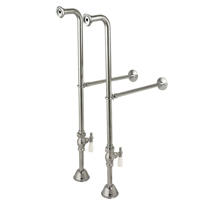 Lignes d'alimentation autoportantes simples, Nickel poli