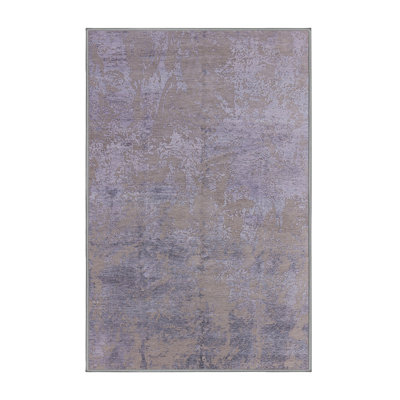 Tapis mauve à motif abstrait Boothville