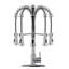 Modern Design Kitchen Faucet In Brushed Nickel - Single Handle Spring High Arc, Pull Down , Long Lasting Stainless Steel To Fatigue And Fading-1629878482-1629878484
