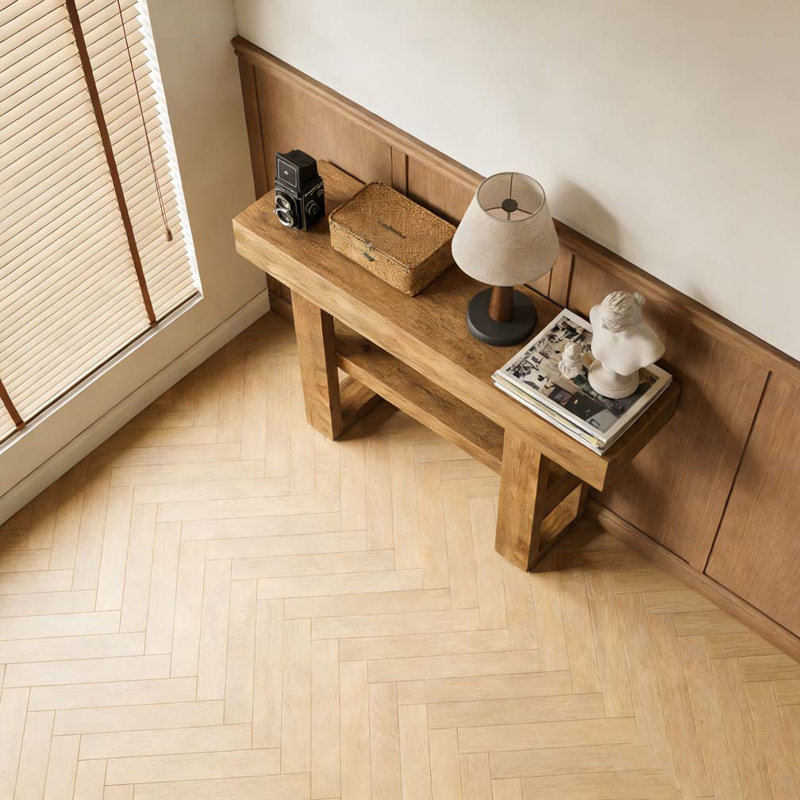 Table d'entrée, console de rangement, Marron clair