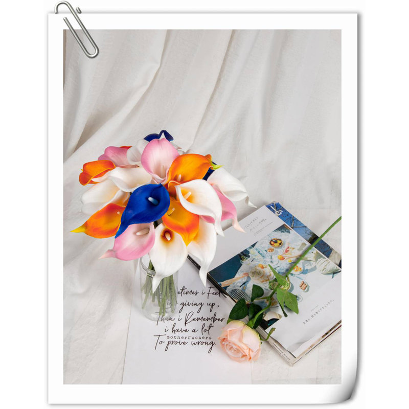 Lillies Arrangement, White/Orange