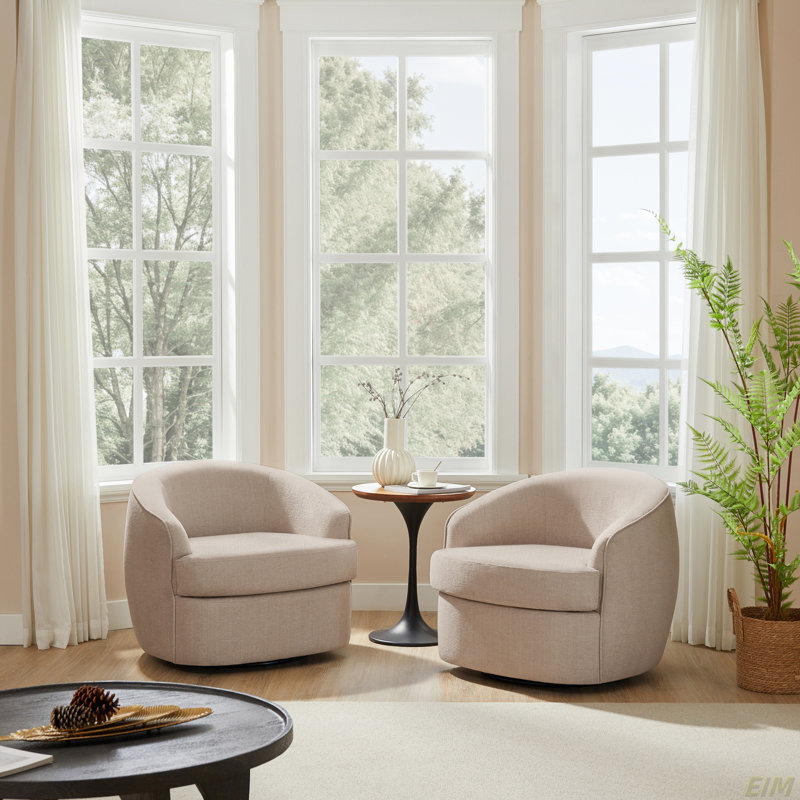 Chaise pivotante à 360 degrés, Gris
