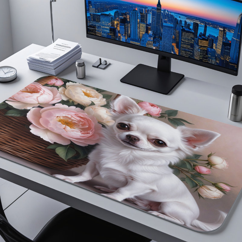 Polyester Desk Pad, 31.5x15.5