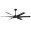 Ventilateur de plafond à moteur à courant continu 6 pales intérieur / extérieur 65 "avec lumière et télécommande Nausica-93581411