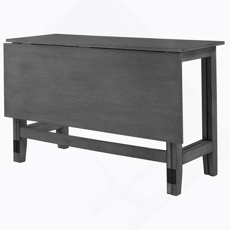 Table de salle à manger extensible Farmhouse, Gris