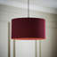 Blended Fabric Drum Lamp Shade ( Slip-On )-788043160-788043143