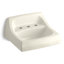 Kingston Vitreous China Rectangular Wall Mount Bathroom Sink with Overflow-1834495259-1794070378