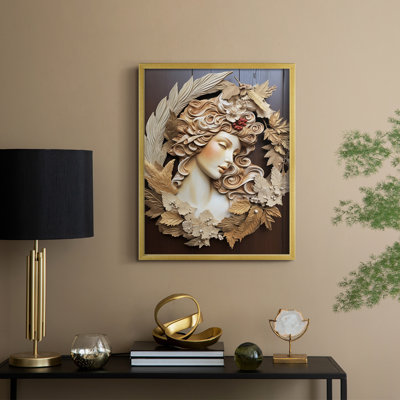 Reproduction d'art encadrée, Noël massif