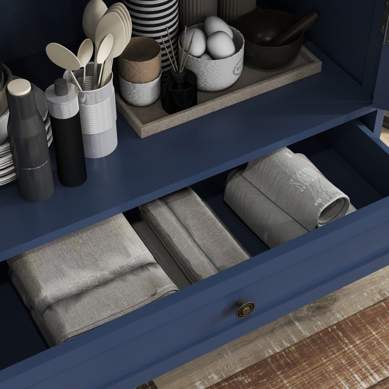 Buffet 28,02 po, Bleu