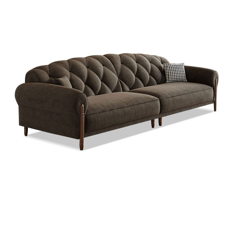 Coussin modulaire Coffee Coffee, H 34,25 po x l 110,24 po x P 37,4 po, 4, Café