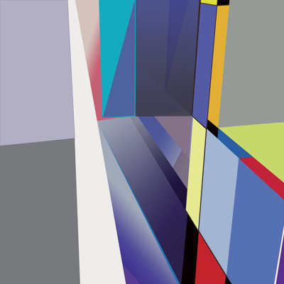 LTower23 7 Brights by Cartissi - Wrapped Canvas Print
