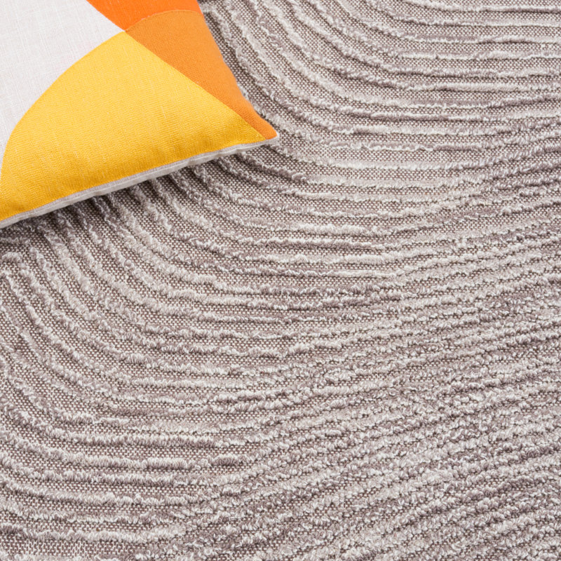 Tapis beige en laine et coton touffeté à la main Aniessa, Rectangle 4 pi x 6 pi