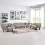 Causeuse 65 po Nayeli, lin brun-695692804