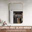 Miroir de coin haute définition Ebern Designs, verre épais de 5 mm d'épaisseur, sans cuivre-2078458767-2078458766