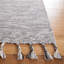 Tapis en laine tissé à la main gris foncé / beige Alecsander-1097290032