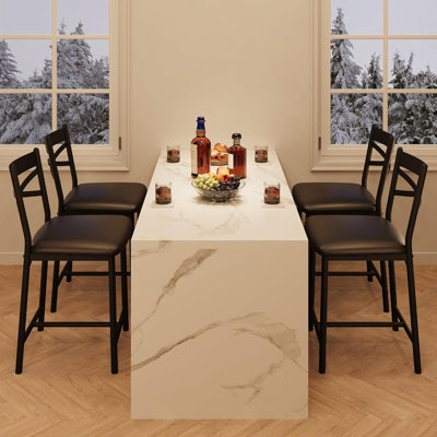 Faux Leather Lounge Chair