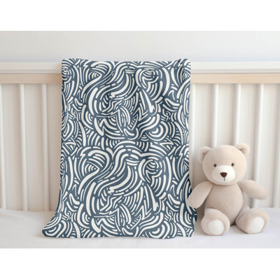 Cozy Swirl Velveteen Fleece Blanket