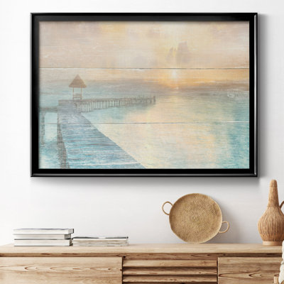 Gather at the Beach - Photographie sur toile avec cadre photo