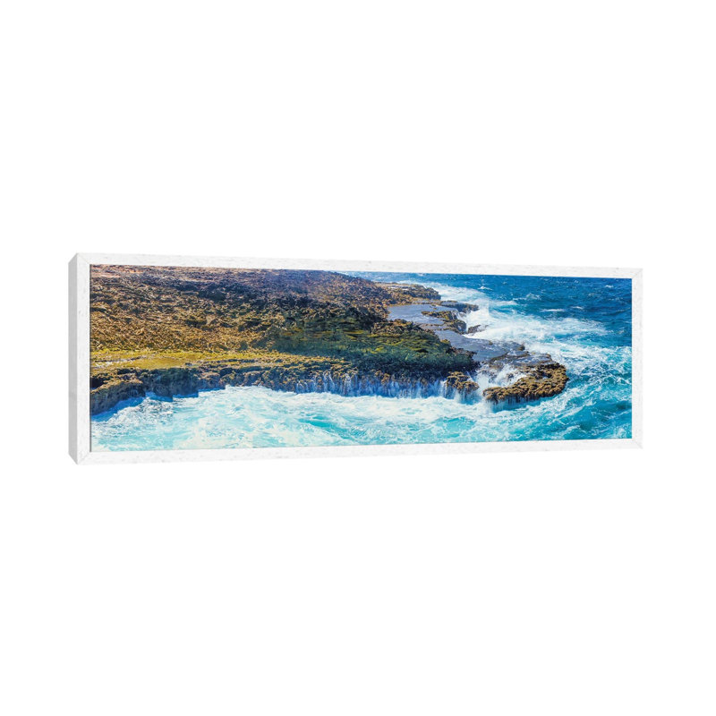 Awash by Mark Paulda - Panoramic Gallery-Wrapped Canvas Giclée on Canvas, 30.48 cm H x 91.44 cm W, White Floater Frame