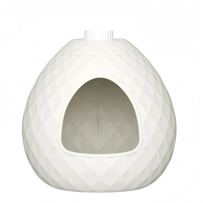Cat Litter Box Enclosure - Hidden Litter Box With Removable Planter Top, Egg-shaped Resin Design, Ideal For Indoor Use