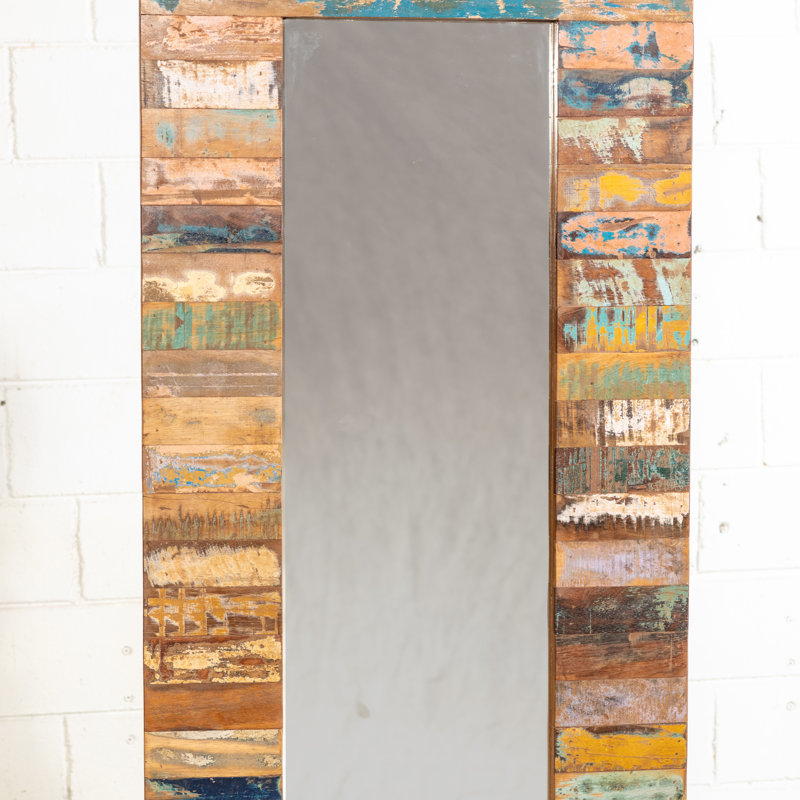 Ranjit Solid Wood Rectangle Mirror