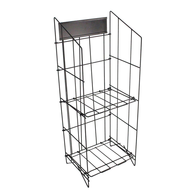 15 po x 13,2 po x 32,7 po à l'intérieur du présentoir en vrac, support pour catalogue de journaux en métal en vrac 11562