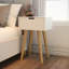 Mattias 40cm W Solid + Manufactured Wood Bedside Table-47484871