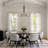 6 - Light Empire Candle Style Dimmable Chandelier