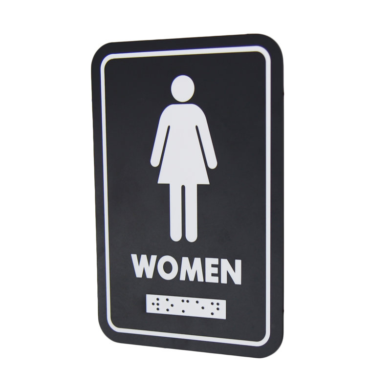 Panneau de signalisation féminin