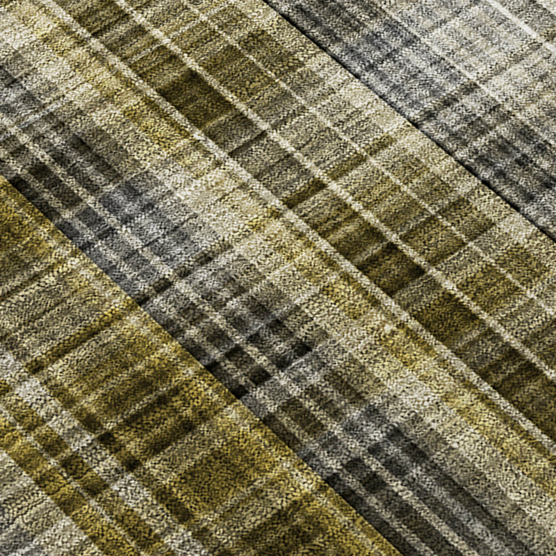 Altair Washable Plaid Indoor / Outdoor Rug, Rectangle 5' x 7'6"