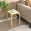 Zorione Counter Stool with Solid Wood Frame