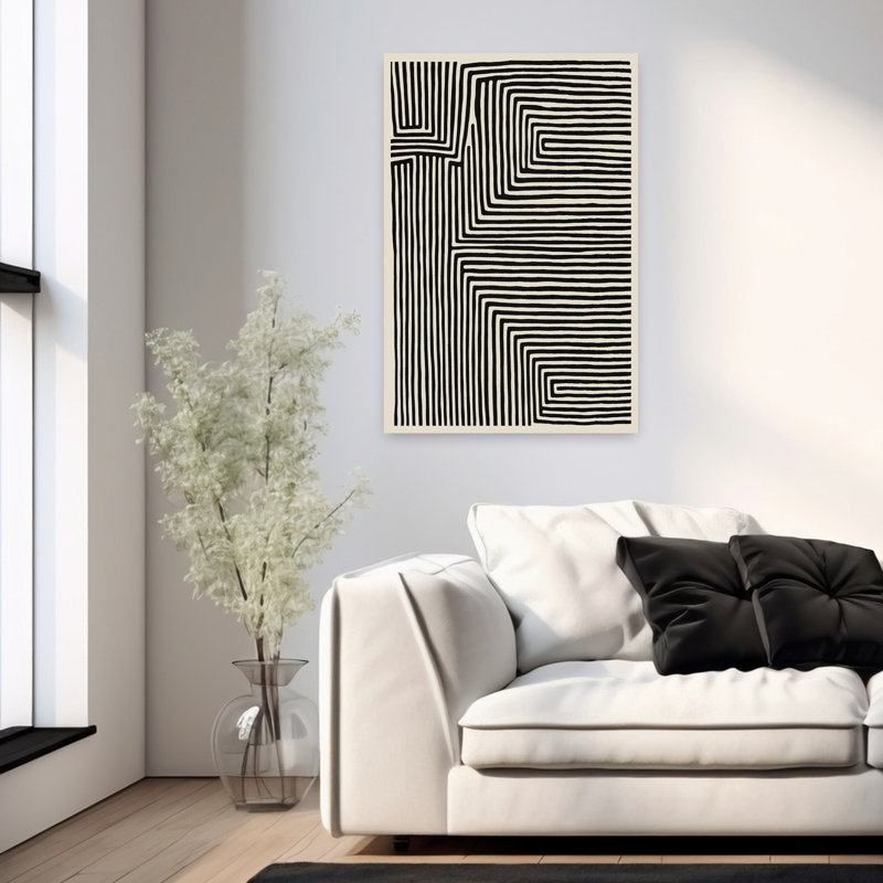 Art contemporain, art abstrait abstrait et audacieux, H 36 po x l 24 po