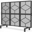 Alboldus wrought iron fire screen
