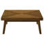 Ensemble de table basse et de table de bout Mid-Century 2 pièces avec parquets géométriques