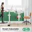 Ensemble de meubles de bureau contemporain 2 pièces - Bureau debout électrique avec fauteuil pivotant en cuir synthétique réglable-449246275
