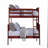 Marita Cherry Bunk Bed (Twin /Full )