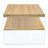 Versatile Double-Layered Rectangular Coffee Table for Various Settings-213220250