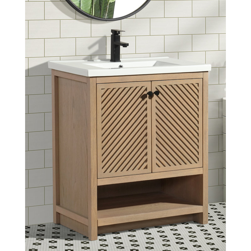 Meuble-lavabo simple avec plateau 30 po Selena