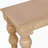 Braydan 58" W Solid Wood Bench with Hand Turned Legs- Rustic Natural-192558756