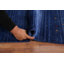 Tapis tribal rayé bleu Gabbeh 9