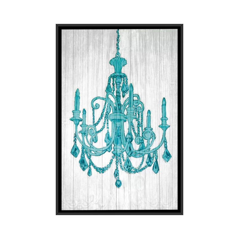 Luxurious Lights III, impression sur toile tendue, H 26 po x l 18 po x P 1,5 po, Toile avec cadre noir, Pas de tapis