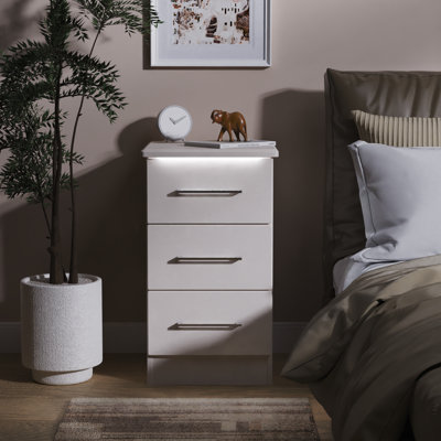 Cenie 40cm W Manufactured Wood Bedside Table